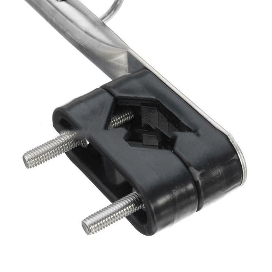 15in Stainless Steel Rail Clamp for Boats Marine Yacht Flagpole