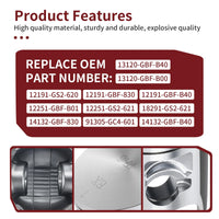 Top End Rebuild Piston Gasket Ring Kit 47.5mm for Honda CR85R/CR85RB 2003-2007