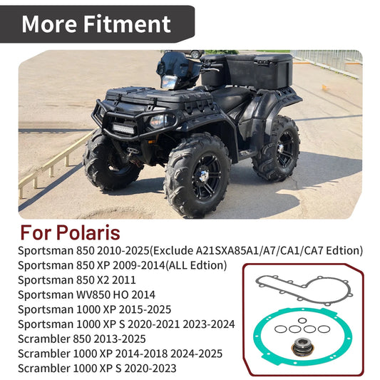 Water Pump Repair & Seal Gasket Kit for Polaris Scrambler 850 (2013-2025)