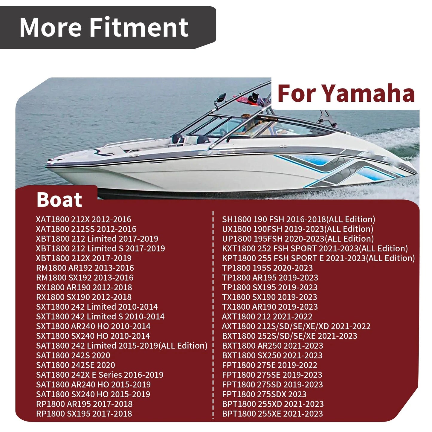 Crankshaft Main Bearing for Yamaha 1800 FX/VXS/VXR/VX/FZR/FZS (2007-2019)