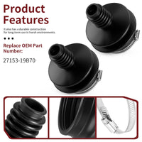 2pcs Drive Shaft Universal Boot for Suzuki Quadrunner 250 LTF250 1988-2002