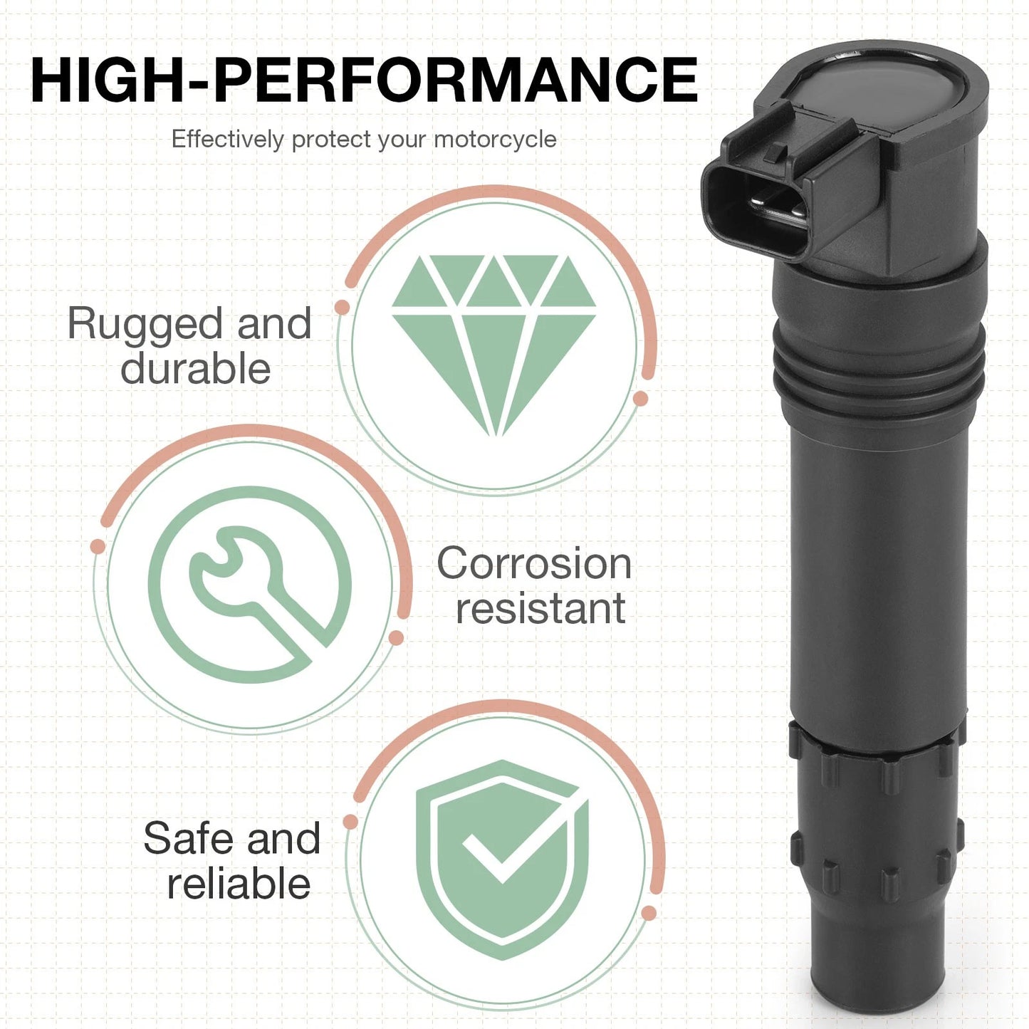 Ignition Coils for Kawasaki Versys 650 KLE650 (2007-2014)