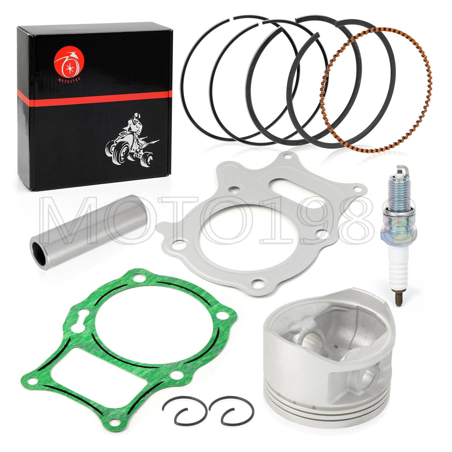 Top End Piston Ring Gasket Oversize 1mm for Honda Recon/Sportrax 250 (2002-23)