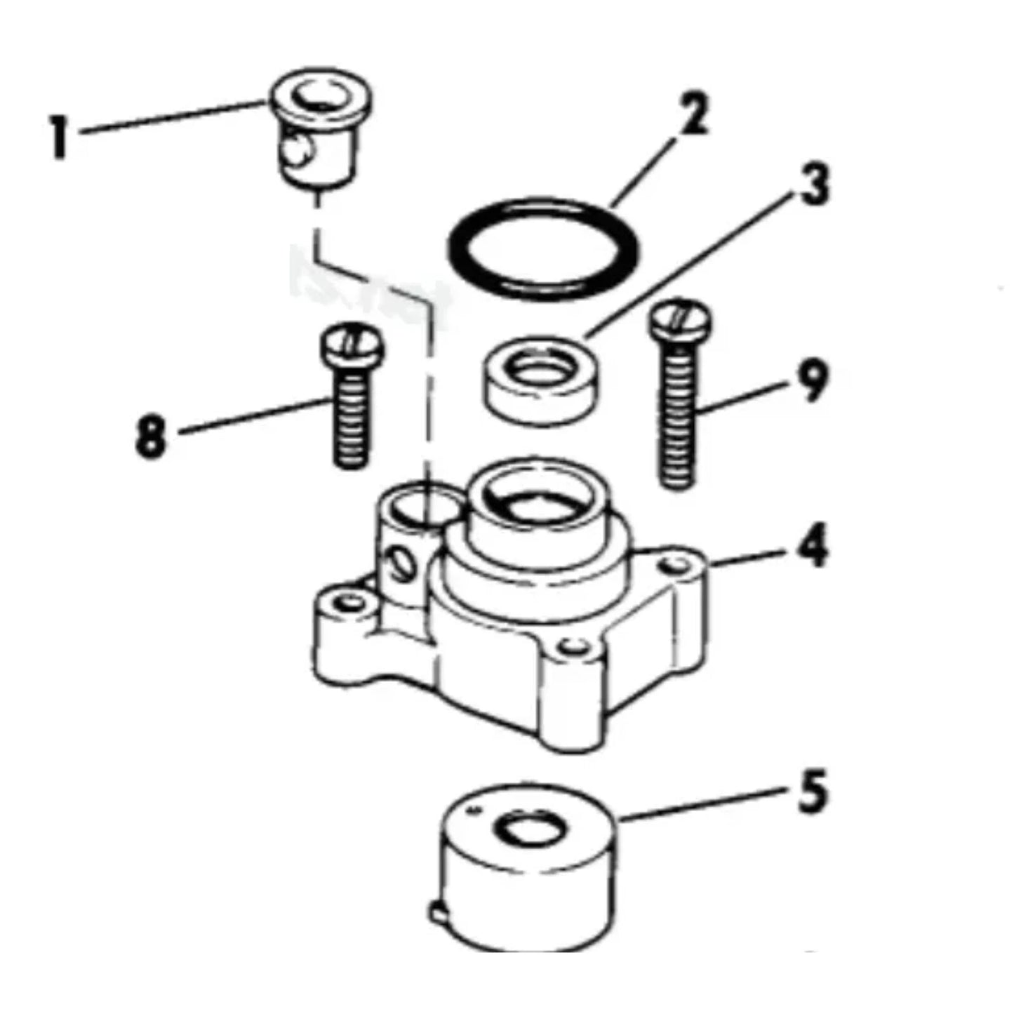 Oil Seal for OMC Evinrude Johnson Outboard Engines (2 Pcs)