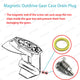 2 PCS Marine Magnetic Outdrive Gear Case Drain Plug for OMC/BRP 22-22