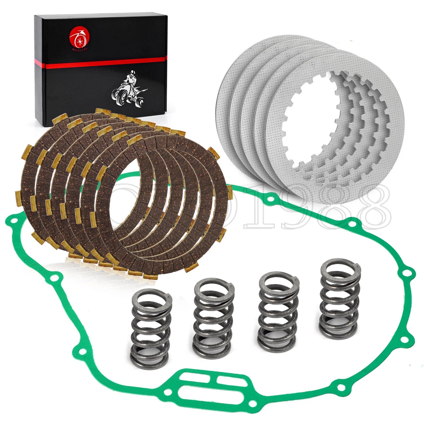 Clutch Friction Plates & Gasket Kit for Honda Sportrax 300 TRX300 EX