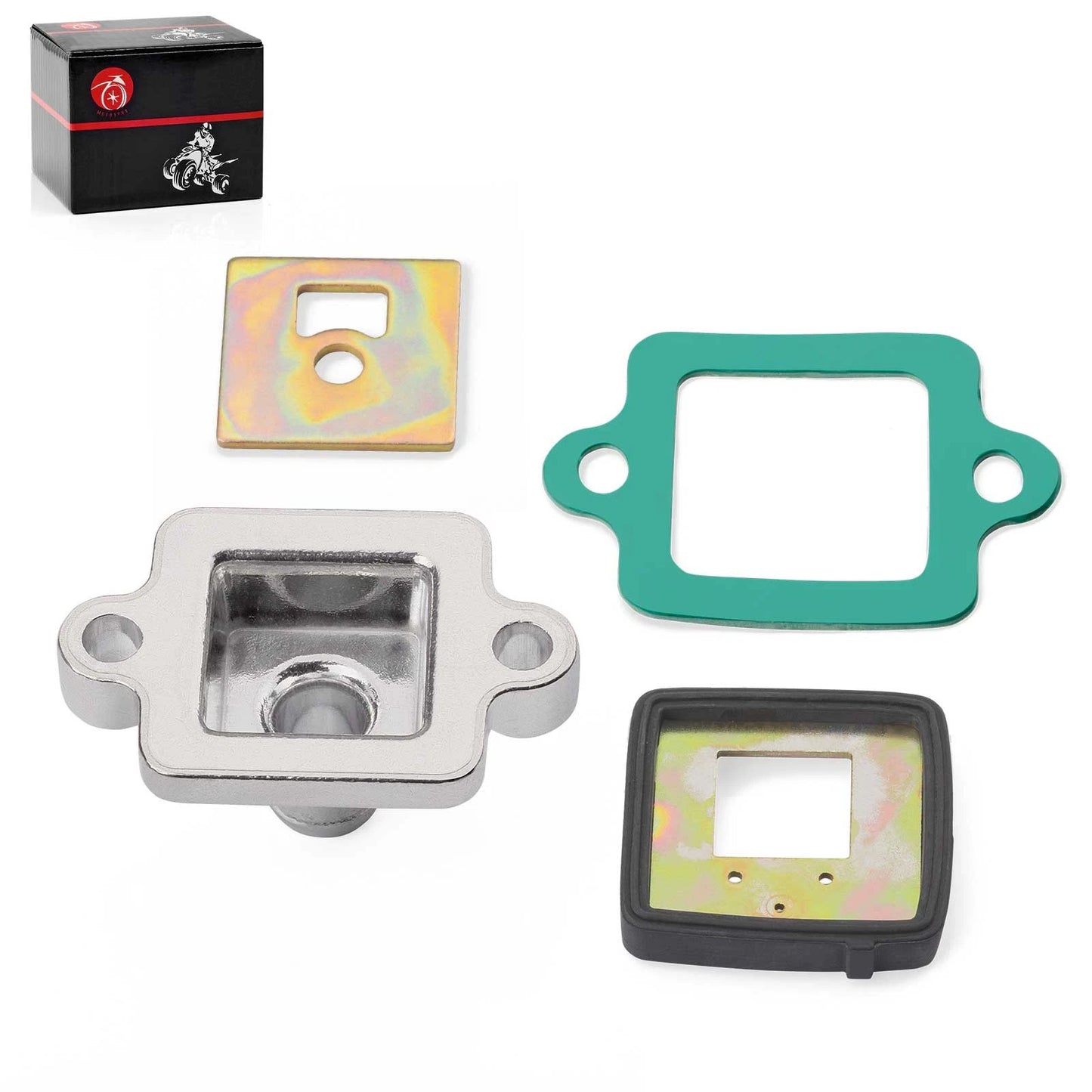 Air Breather Mach Cover Reed Valve Gasket Kit for Polaris Sportsman 700/800 (2005)