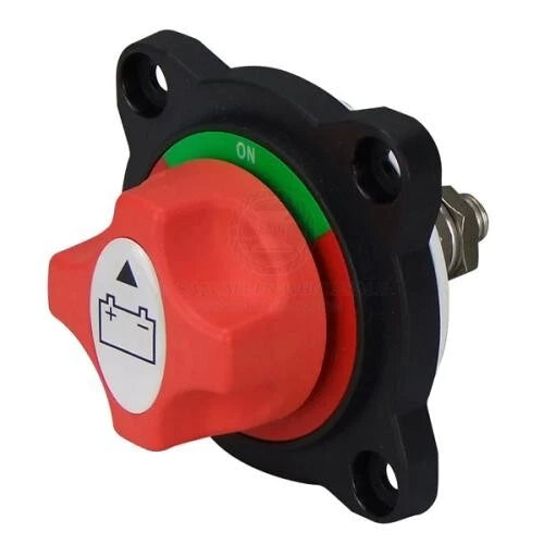 Recessed Mount Battery Isolator Switch for Marine Applications