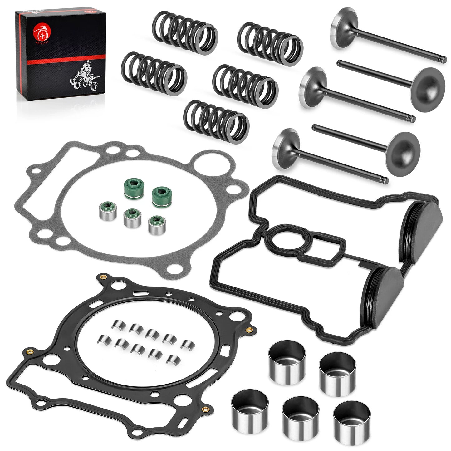 Intake Exhaust Valve & Gasket Seal Kit for Yamaha YFZ450/YFZ450X 2004-09