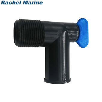 compare product MerCruiser Exhaust Manifold 90° Fitting Drain Plug Elbow for 22-862210A01