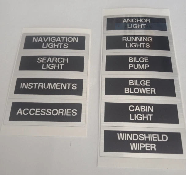 6+ 3 Gang Fused Marine Switch Panel, Splash Proof, 12/24V, for Various Brands