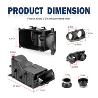 Air Filter Box Cleaner Kit for Yamaha Banshee 350 YFZ350 (1987-2006)