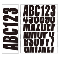 Custom Boat Registration Numbers Decals A-Z & 0-9 for All Boats