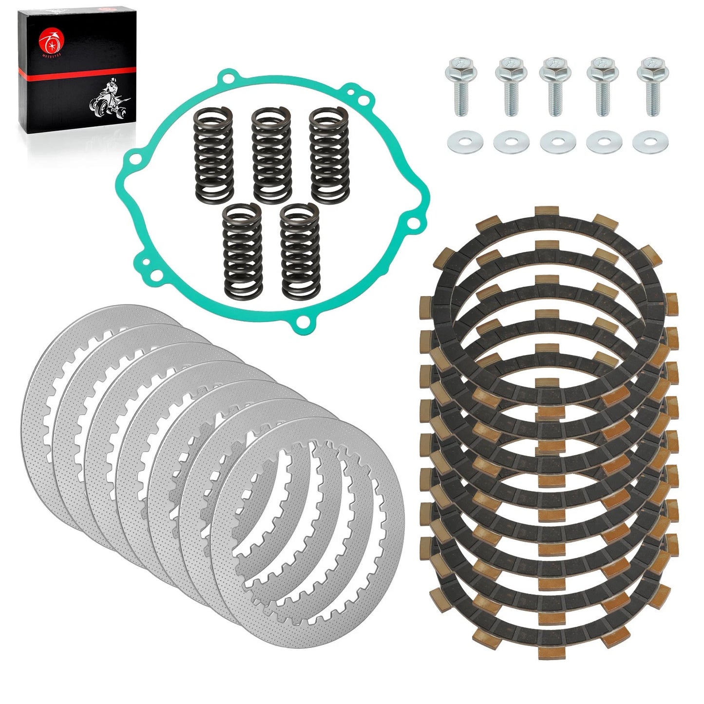 Heavy Duty Clutch Friction Steel Plates for Yamaha YZ125 (1994-2004)