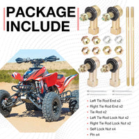 Left/Right Tie Rods w/ End Kit for Honda TRX450R/TRX450ER 2006-2014