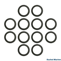 12pc Lower Gearcase Drain Gasket for Mercury/Mercruiser Models