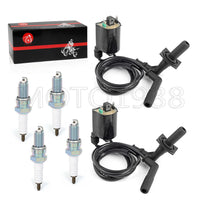Ignition Coil & Spark Plug Cap for Honda Shadow 1100 VT1100 (1987-2007)