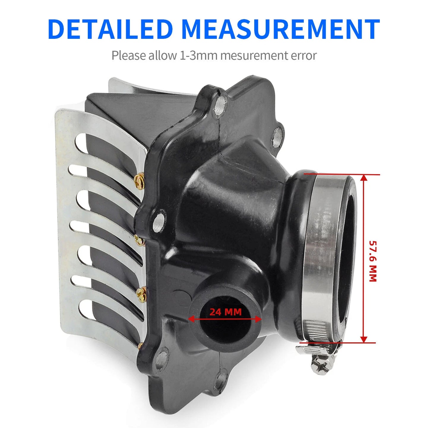 Carb Flange Intake Socket Reed Valve for Ski-Doo Legend/Summit/MXZ 700/800