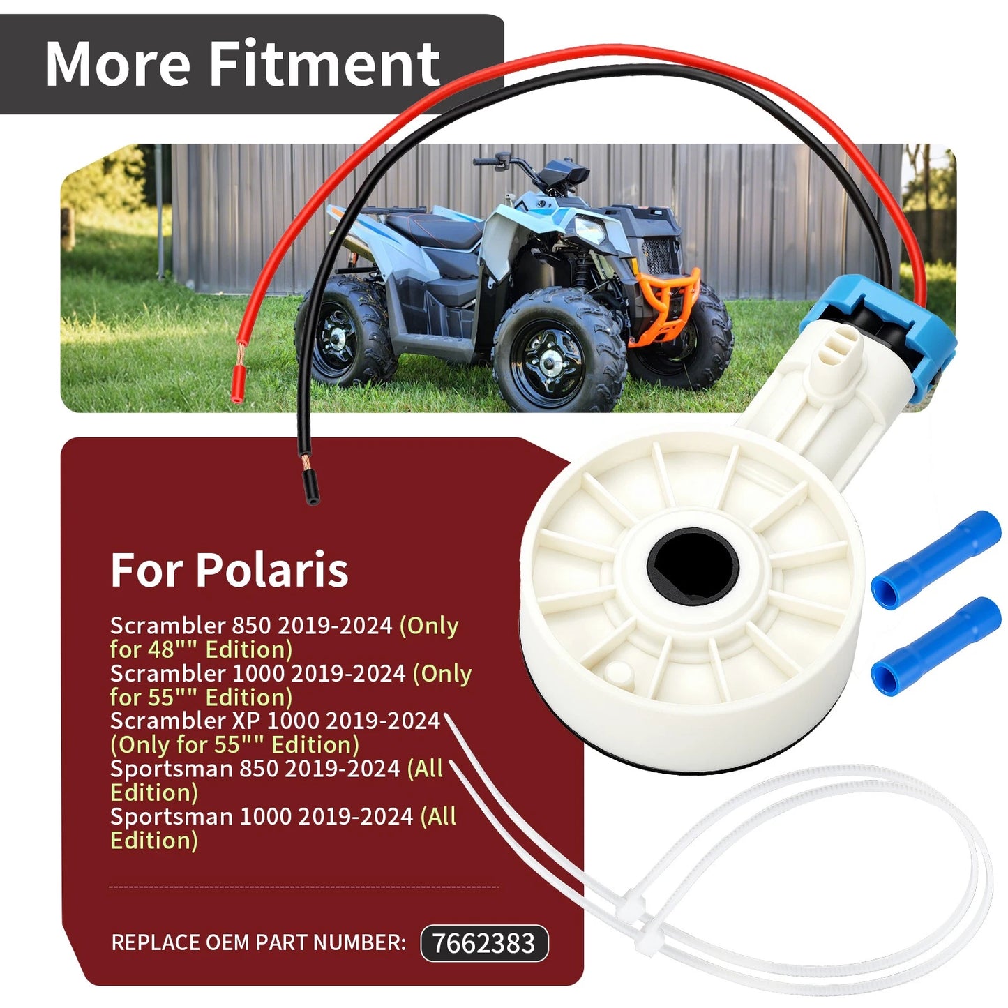 Gear Position Sensor & Harness for Polaris Scrambler 850/1000 2019-24