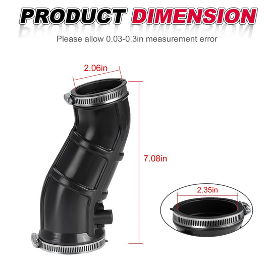 Left Manifold Snorkel Intake Tube & Pipe for Yamaha Raptor YFM 660 (2001-2005)