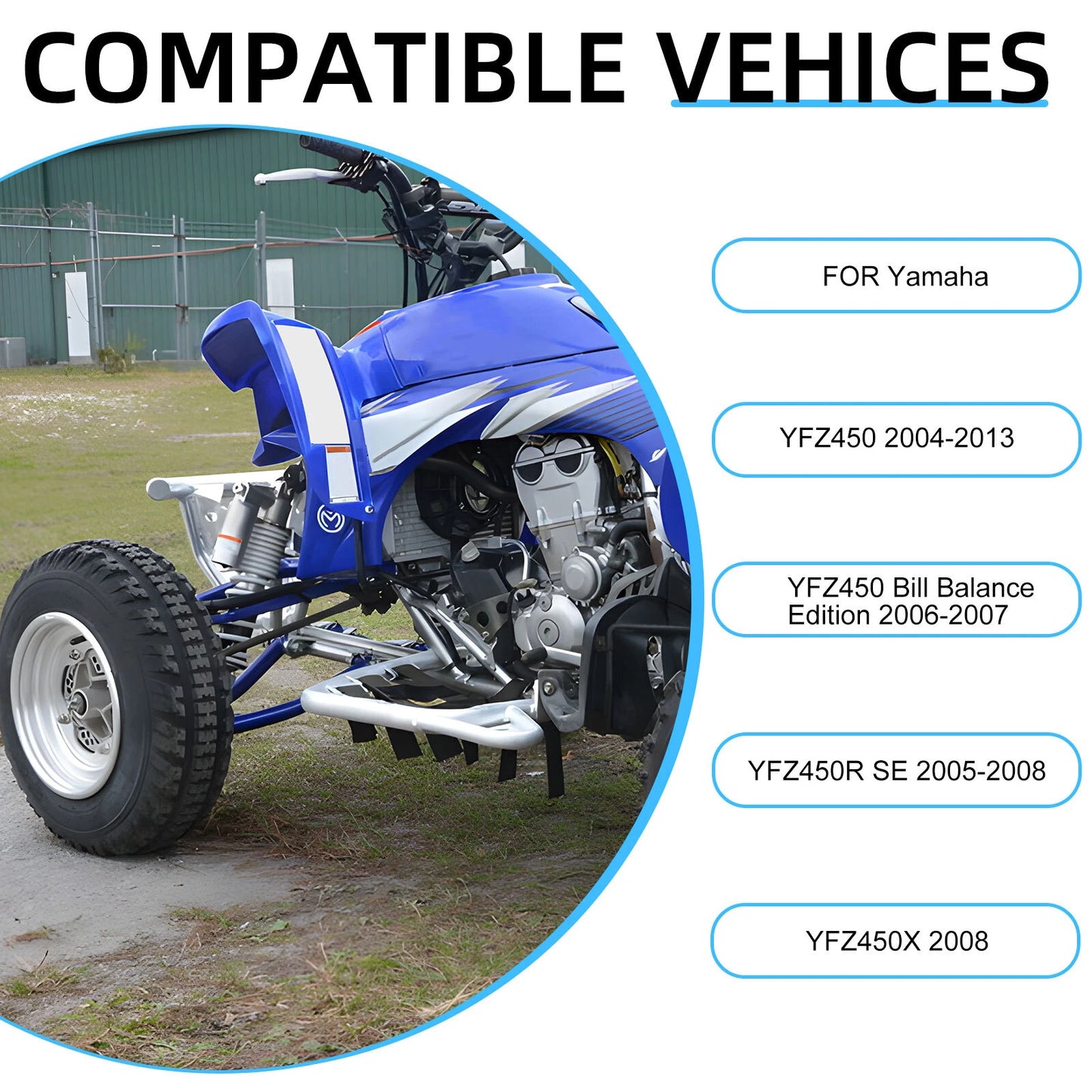 Air Intake Filter Box Lid Cap for Yamaha YFZ450 2004-2013