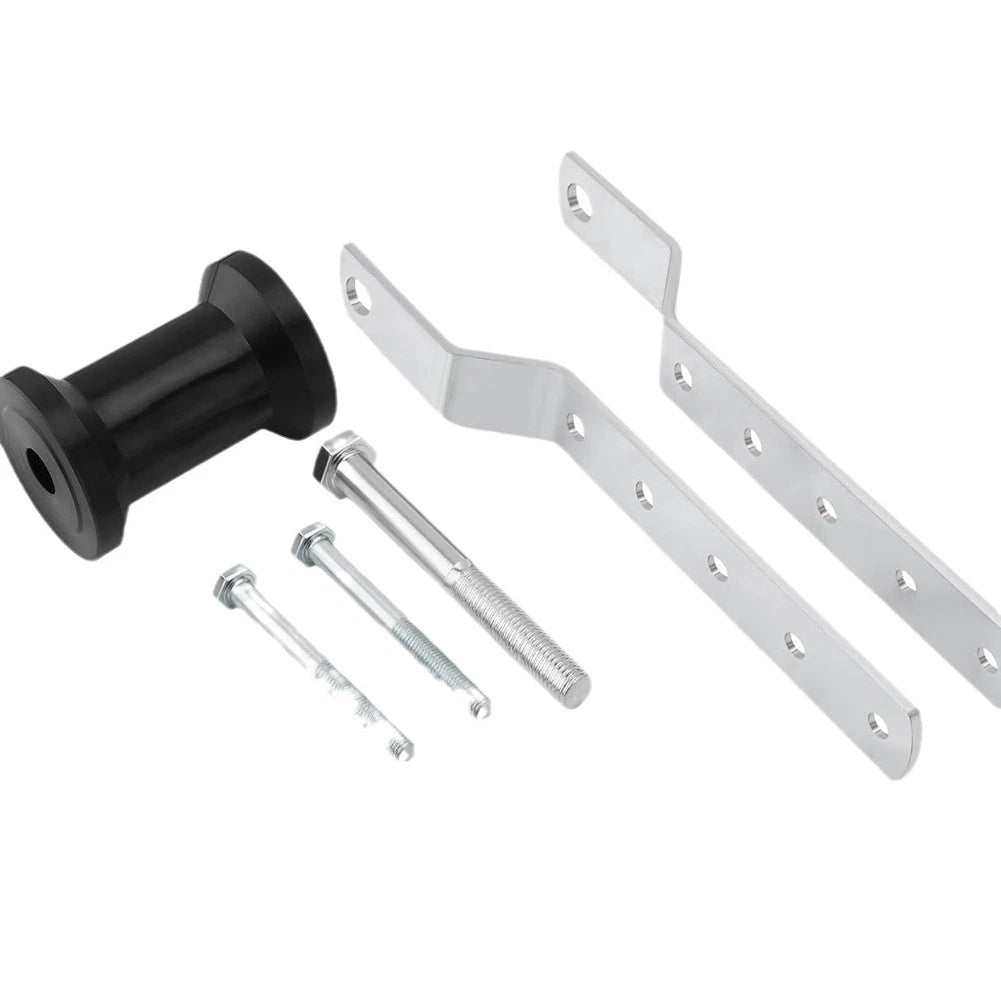 Adjustable 5 Inch Rubber Keel Roller for 3 Inch Wide Boat Trailer