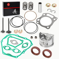 Engine Top End Rebuild Kit STD Piston Valve Gasket for YAMAHA YDRA Golf Cart