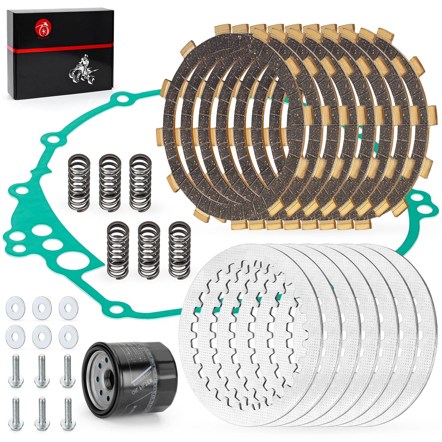 Clutch Friction & Steel Plates Kit for Yamaha FZ6 (2005-2009)