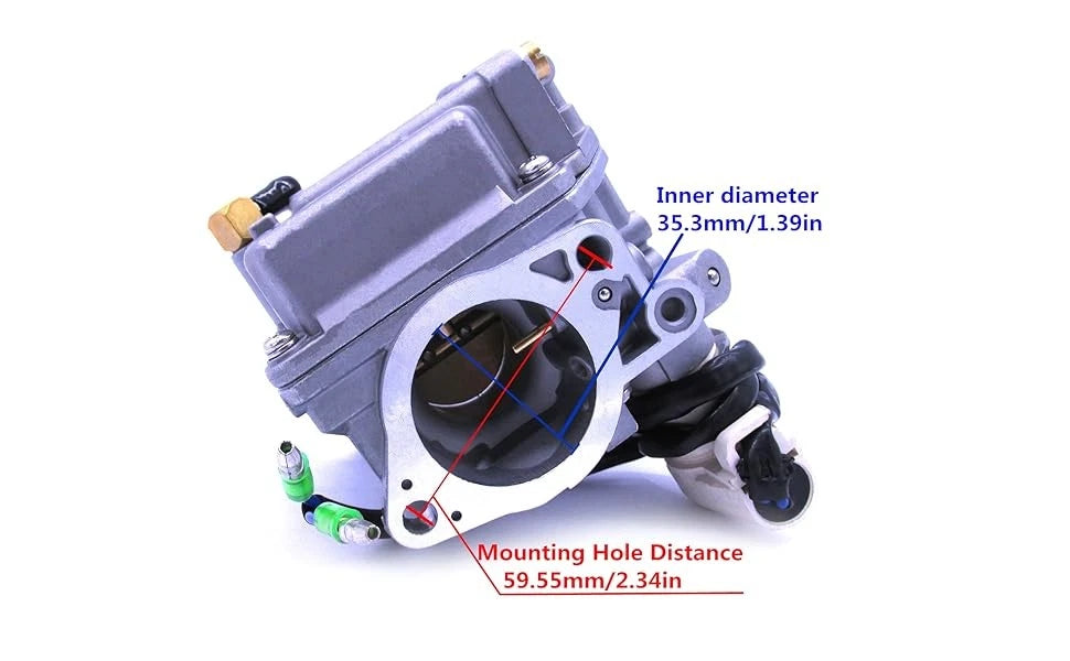 Carburetor Assy for Tohatsu Nissan 4-Stroke 18HP Outboard Motor