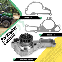 Water Pump w/ Gaskets for Kawasaki Mule 2500 KAF620C (1994-2000)