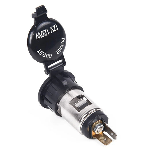12V 120W Auto Power Socket Outlet for Car/Boat/Tractor Wiring Kit