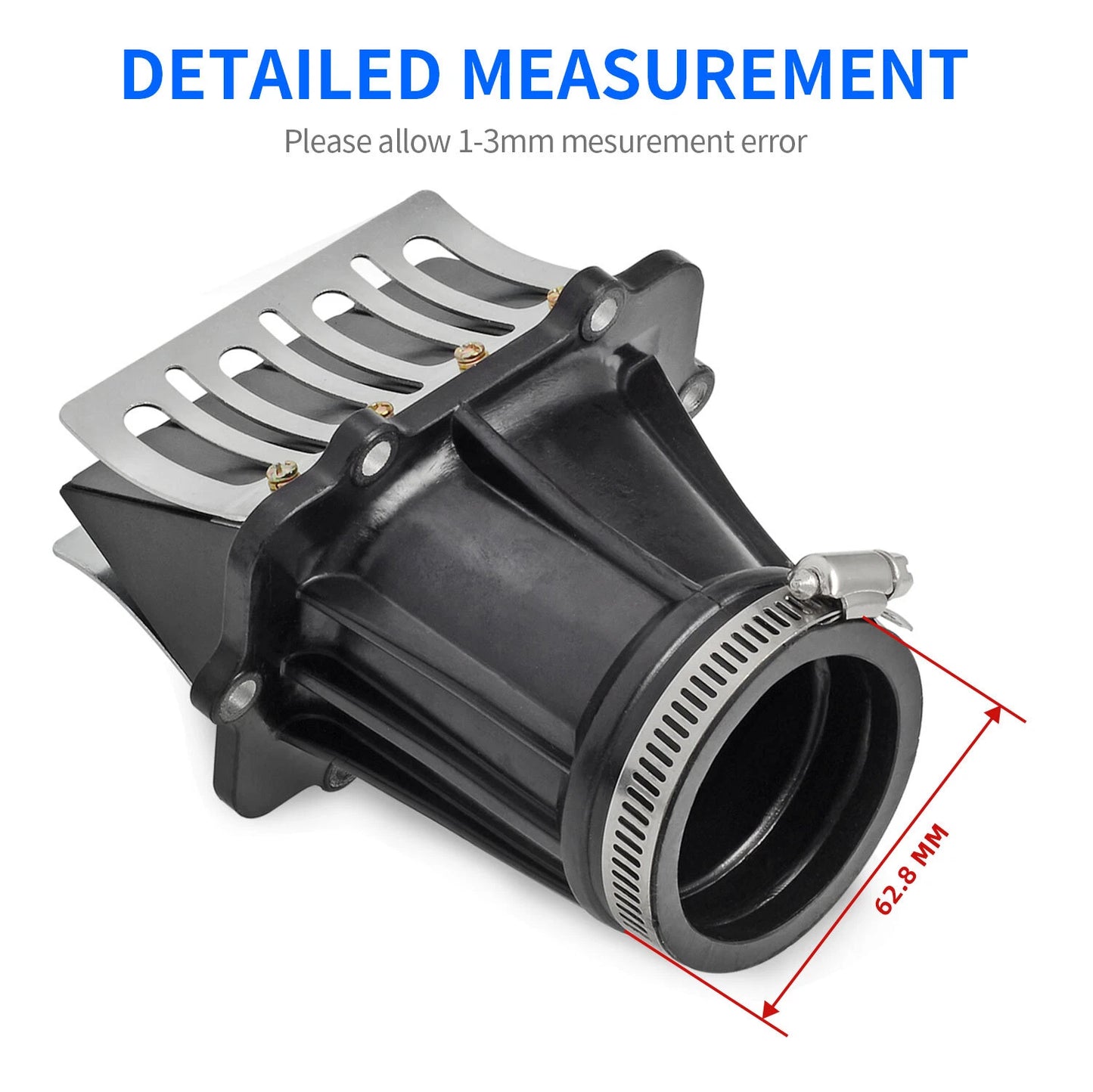 Flange Intake Socket Reed Valve for Ski-Doo Renegade/Skandic/Tundra/MXZ X 600 HO