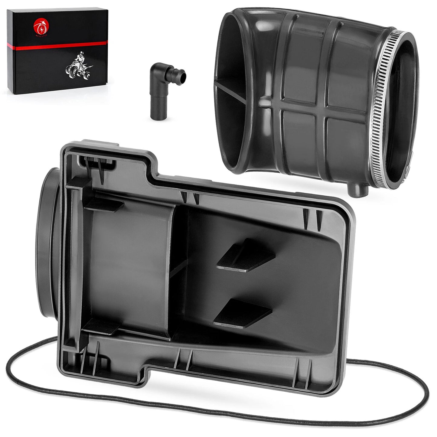 Air Box Lid Cover & DUCT Kit for Yamaha Raptor 660R YFM660R 2001-2005