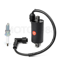 Ignition Coil CDI Spark Plug Kit for Kawasaki Bayou 300 KLF300C/KLF300B 1988-04