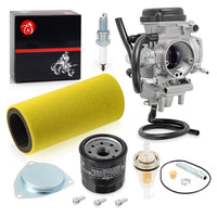 Carburetor & Air Filter Foam & Spark Plug for Yamaha Rhino 450 (2006-2009)