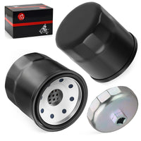 2 Pack Oil Filter w/ Wrench Tool for Kawasaki Ultra 250X/260X/300X/310X