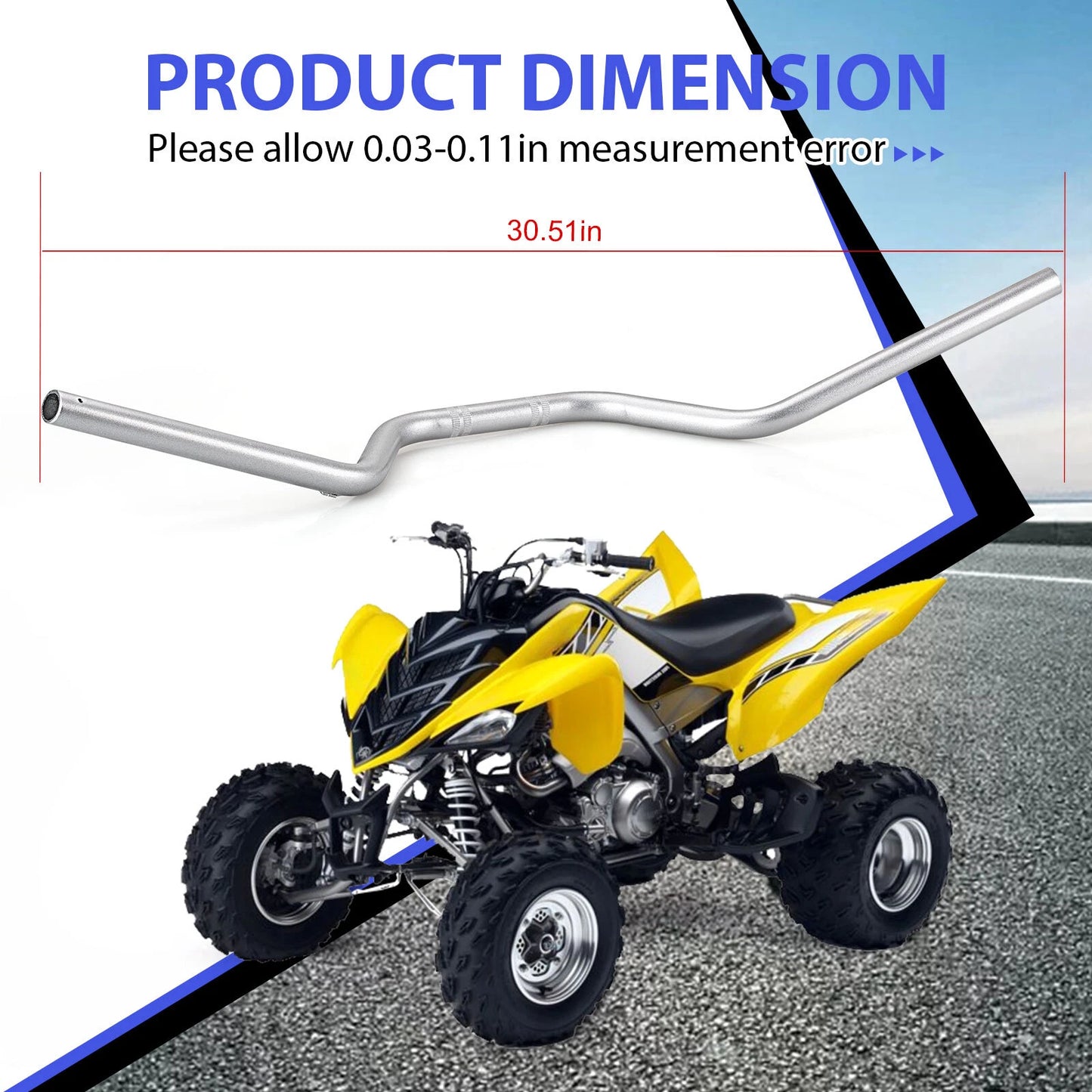 Handlebar for Yamaha Banshee 350 YFZ350/YFZ350SP 2003-2006