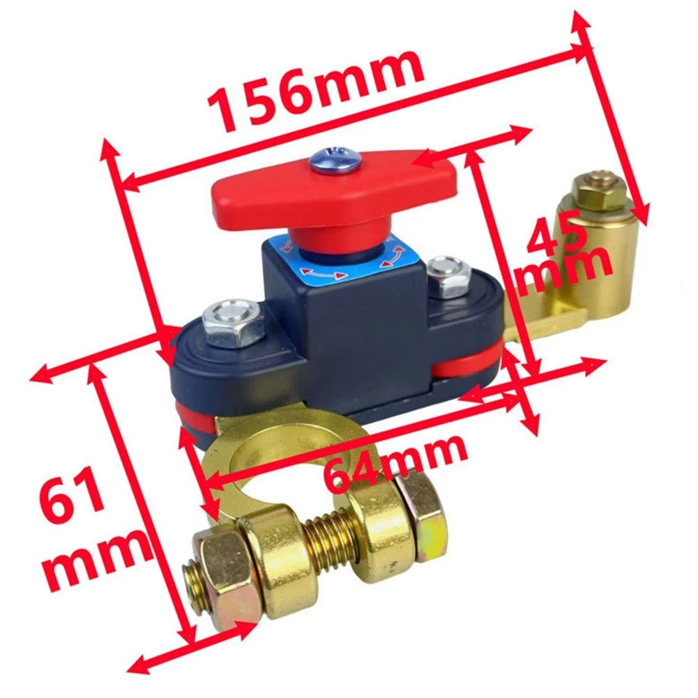 Double Head Rotation Battery Cut Off Switch for Car/Truck/Boat 12V/24V
