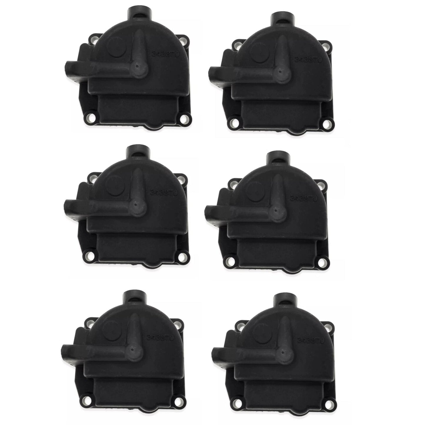 6 Chamber Assembly Carb Bowl, Float for Johnson/Evinrude/OMC Repl