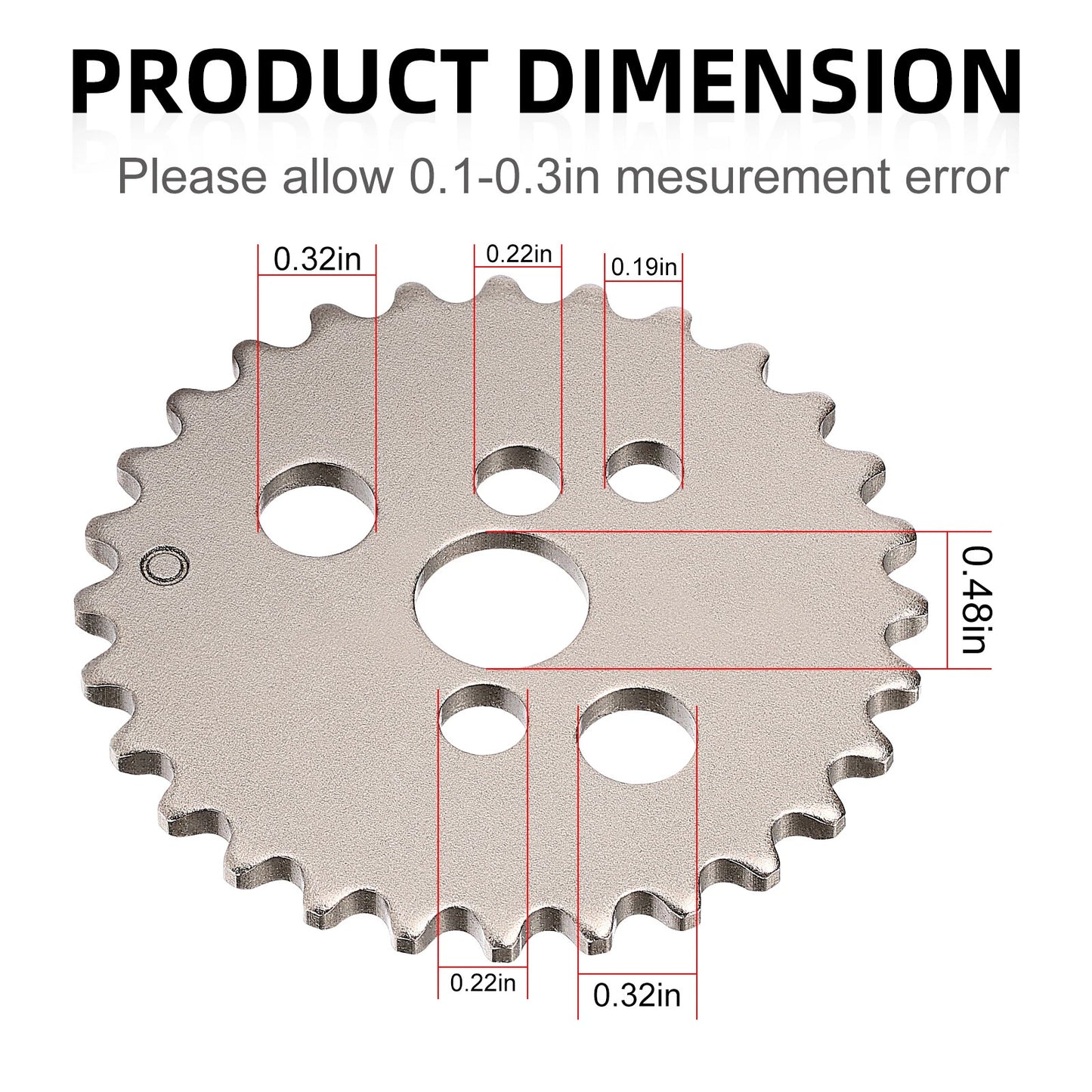Cam Sprocket 28T & Chain 25H-88L for Honda XR80R/CRF80F