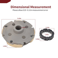 Wet Clutch Centrifugal Carrier w/ Gasket for Yamaha Bruin 350 4x4/2x4 2004-2006