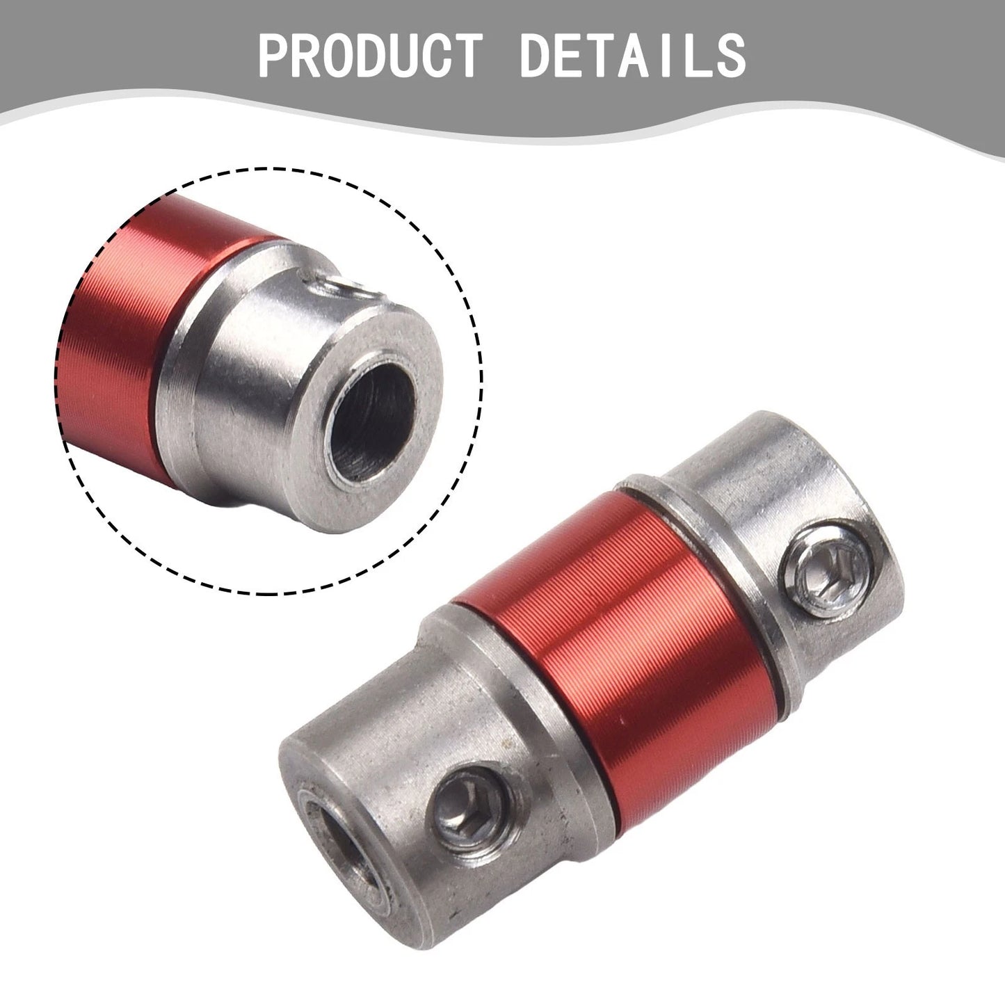 Flexible Elastic Coupling Joint for RC Boat/Marine/Yacht 5mm x 4mm