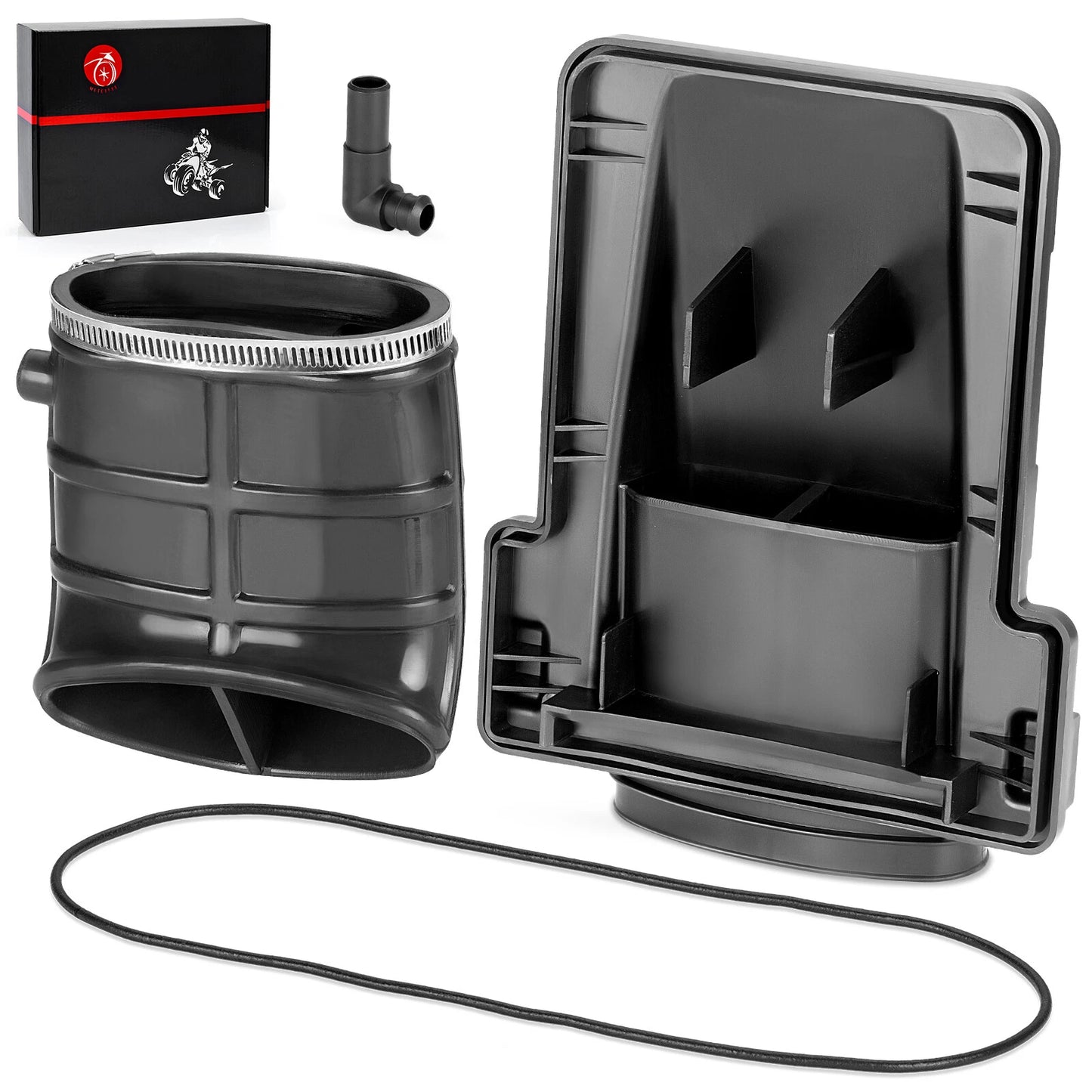 Air Box Lid Cover & DUCT Kit for Yamaha Raptor 660R YFM660R 2001-2005