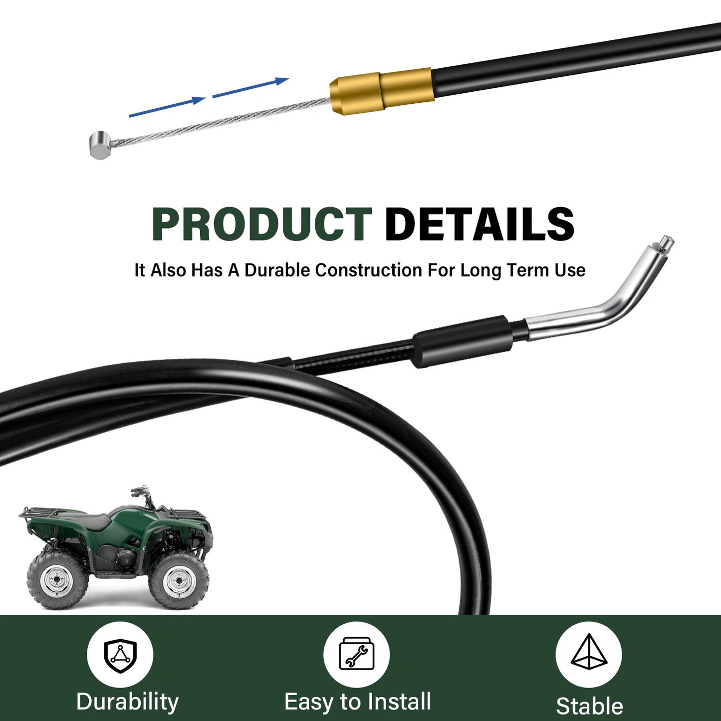 Choke Cable for Yamaha Grizzly 660 YFM660 (2002-2008)