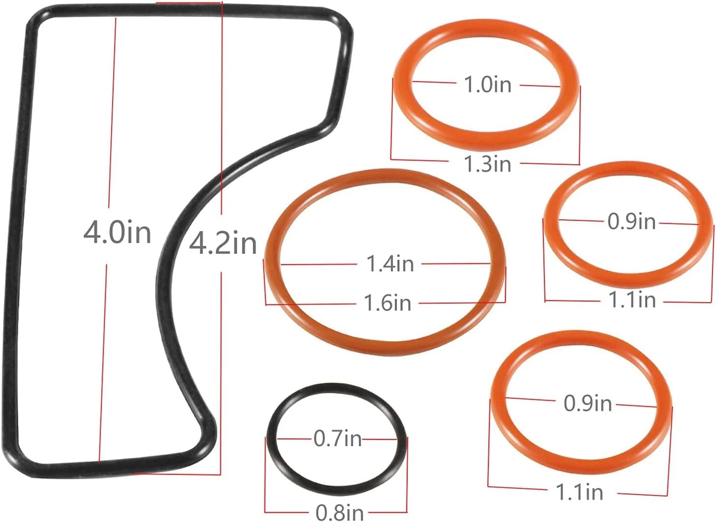 Bellhousing Install Gasket Kit for Mercury Bravo 1/2/3 Outdrive
