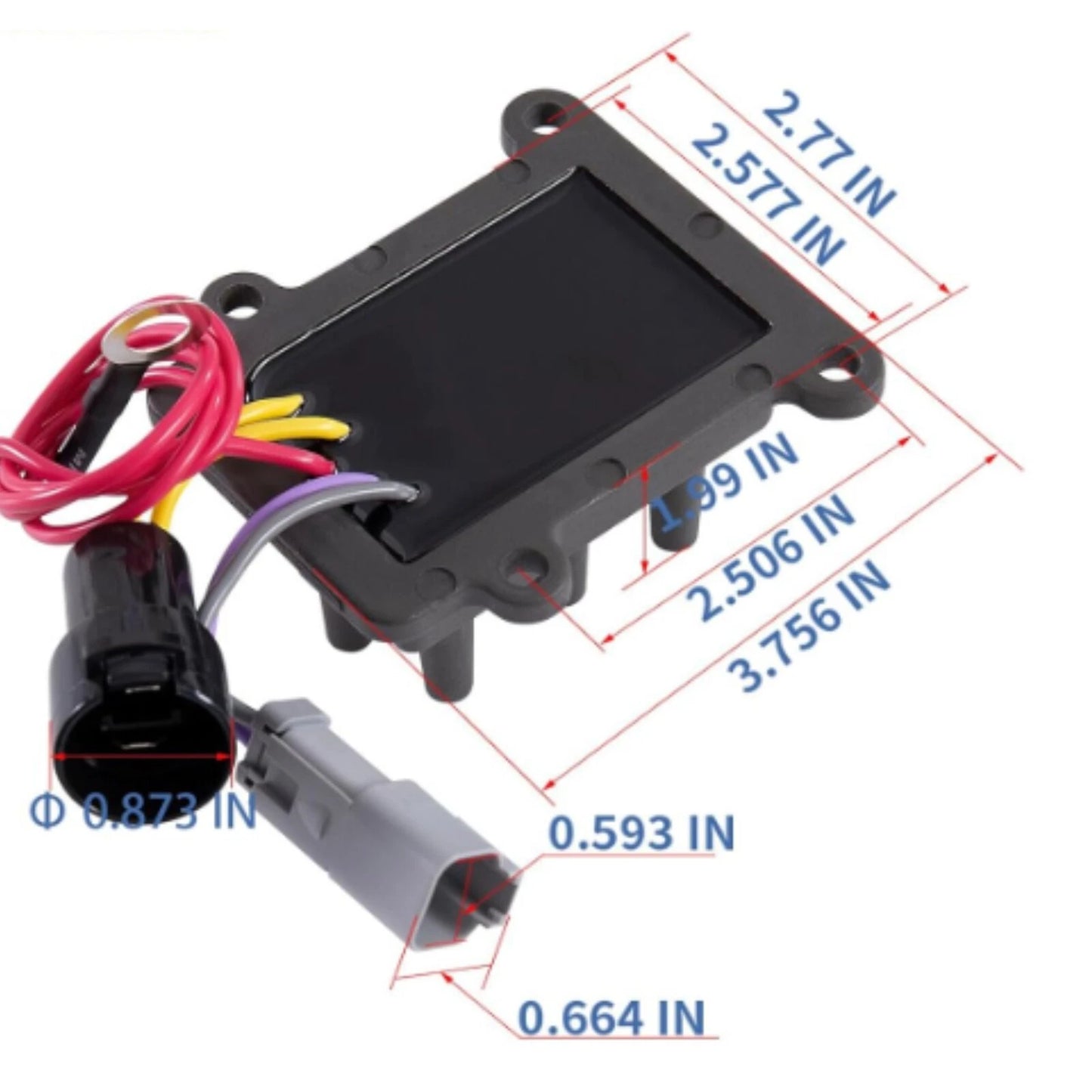 Voltage Regulator for Johnson/Evinrude 150 HP 1996-2006 6 Cyl