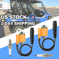 2X Ignition Coil & Cap for Kawasaki Teryx 750 KRF750 (2009-2013)