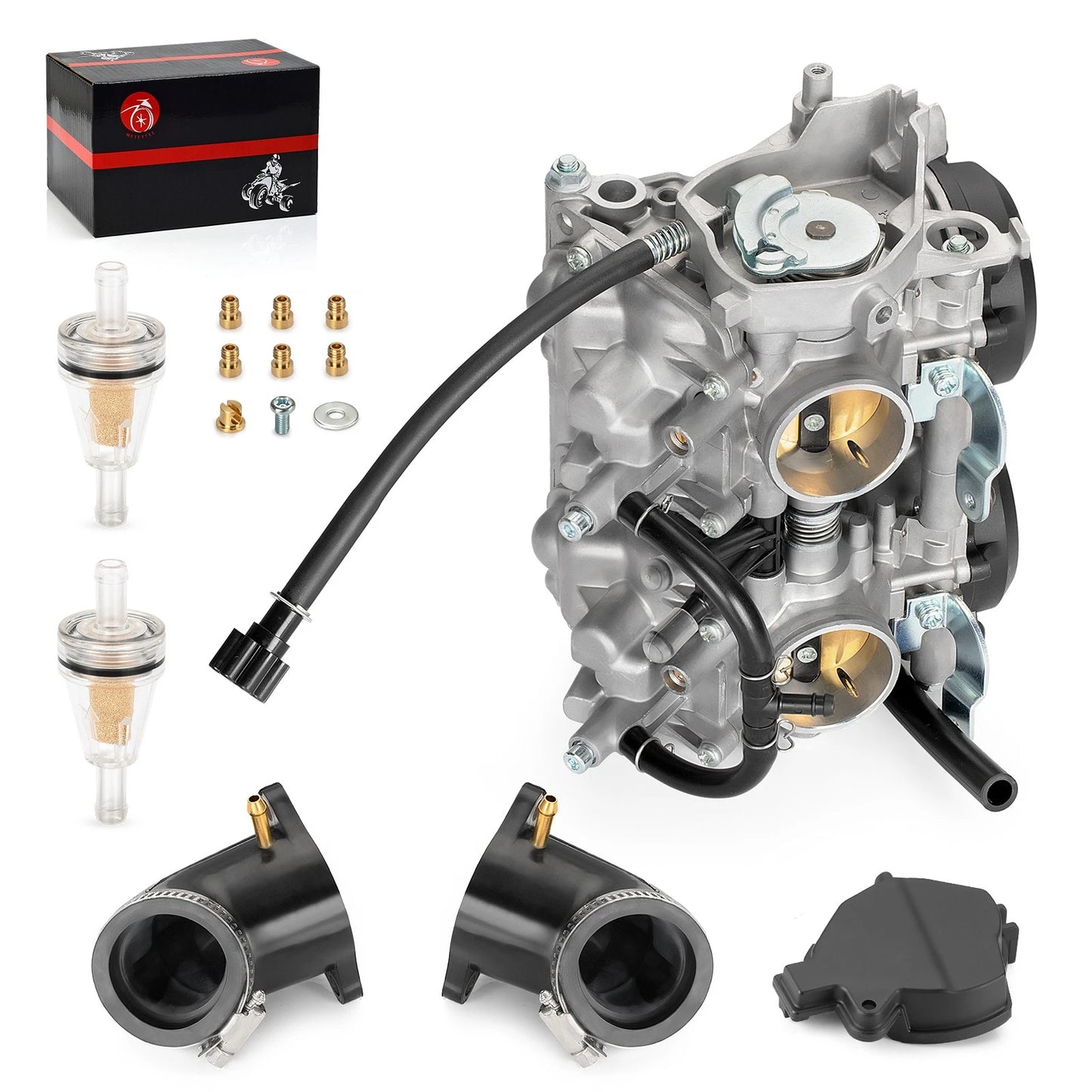 Carburetor & Intake Manifold Kit for Kawasaki KFX700/KVF650 (2003-2006)