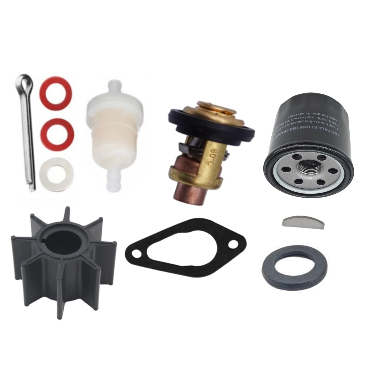 Outboard Maintenance Kit for Tohatsu 9.9/15/20 HP MFS (2010-2023)