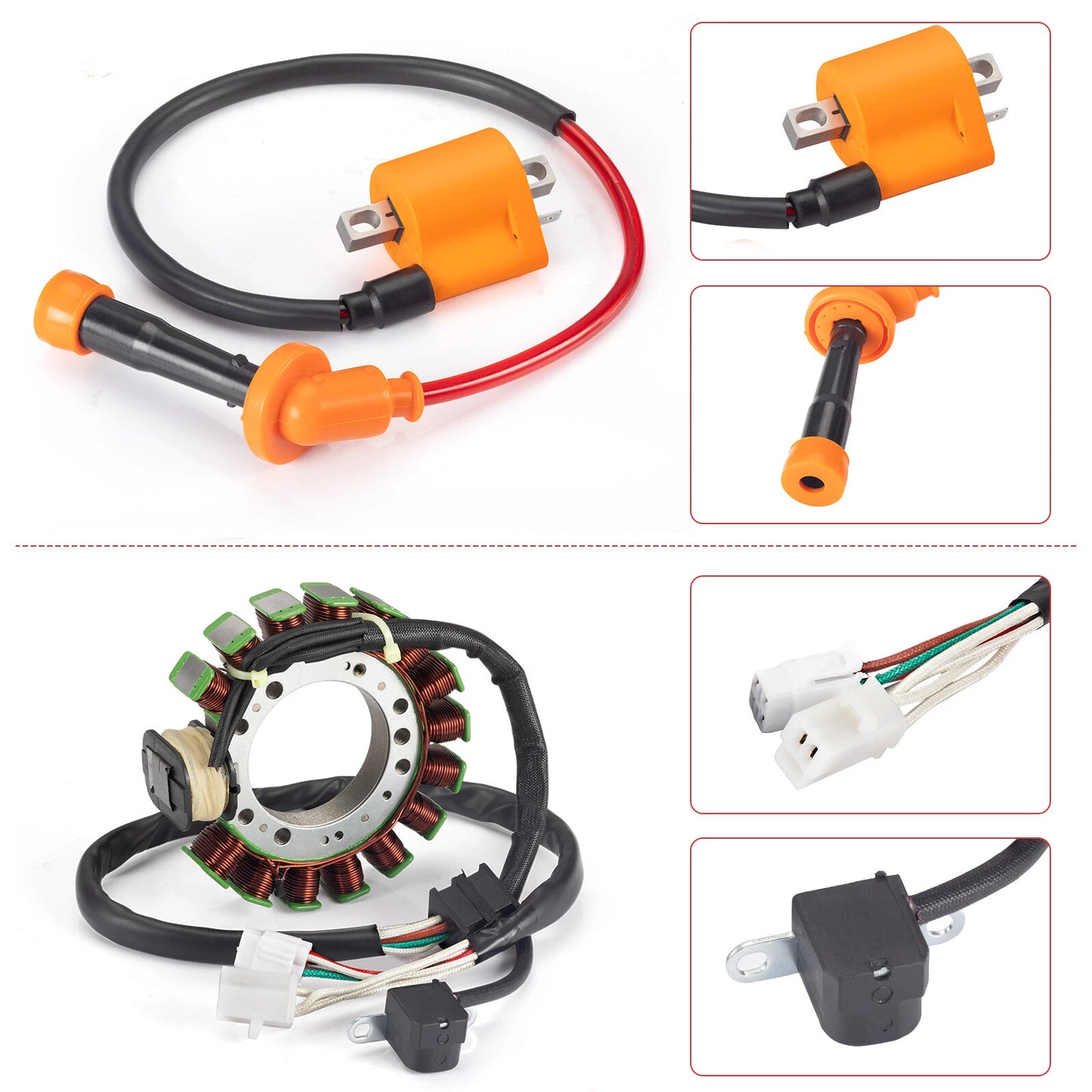 Ignition Coil Relay & Stator Gasket for Yamaha Grizzly 600 YFM600 (1998)